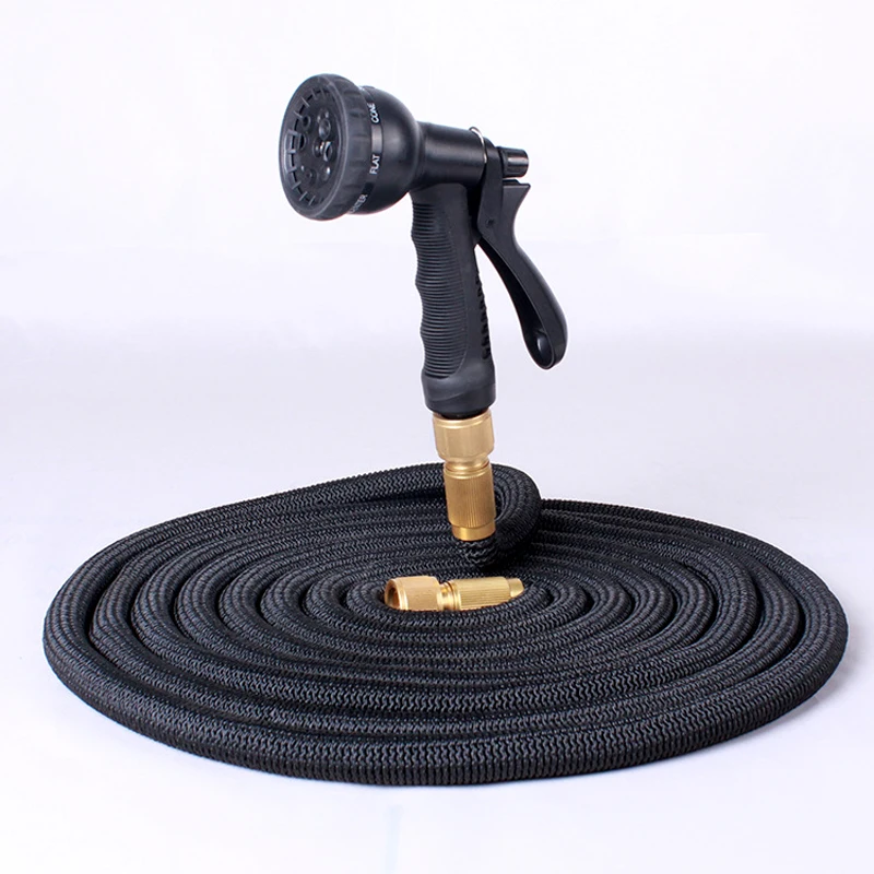 25FT-100FT Flexible Garden Hose Expandable Water Hose Pipe Watering Spray Gun Set Car Watering Hose with Spray Gun Watering Kit