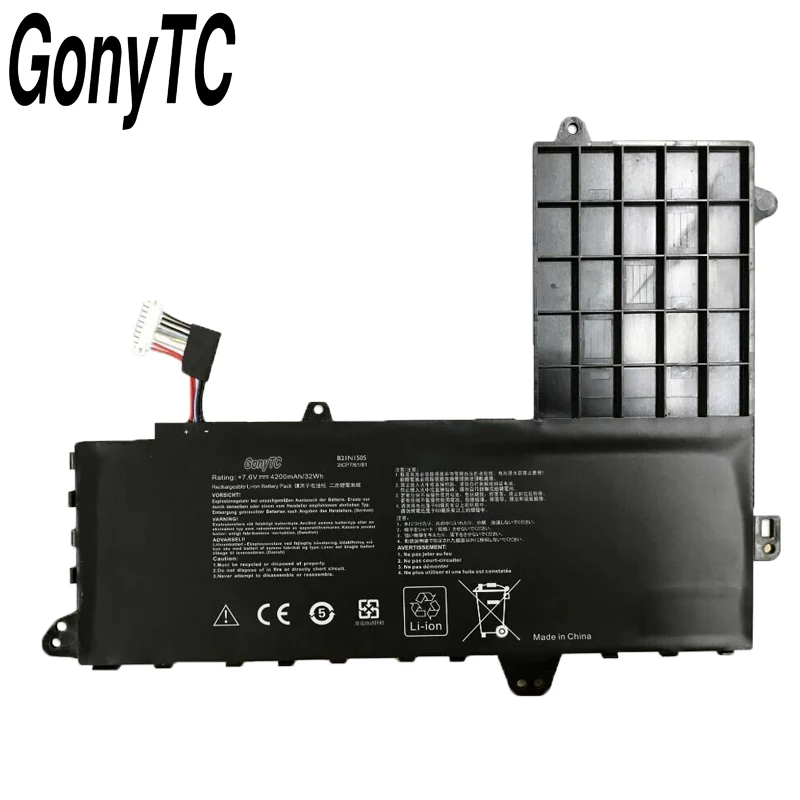 Оригинальный аккумулятор GONYTC B21N1505 для ноутбука ASUS E402M E402MA E402S E502S серии планшетов 7