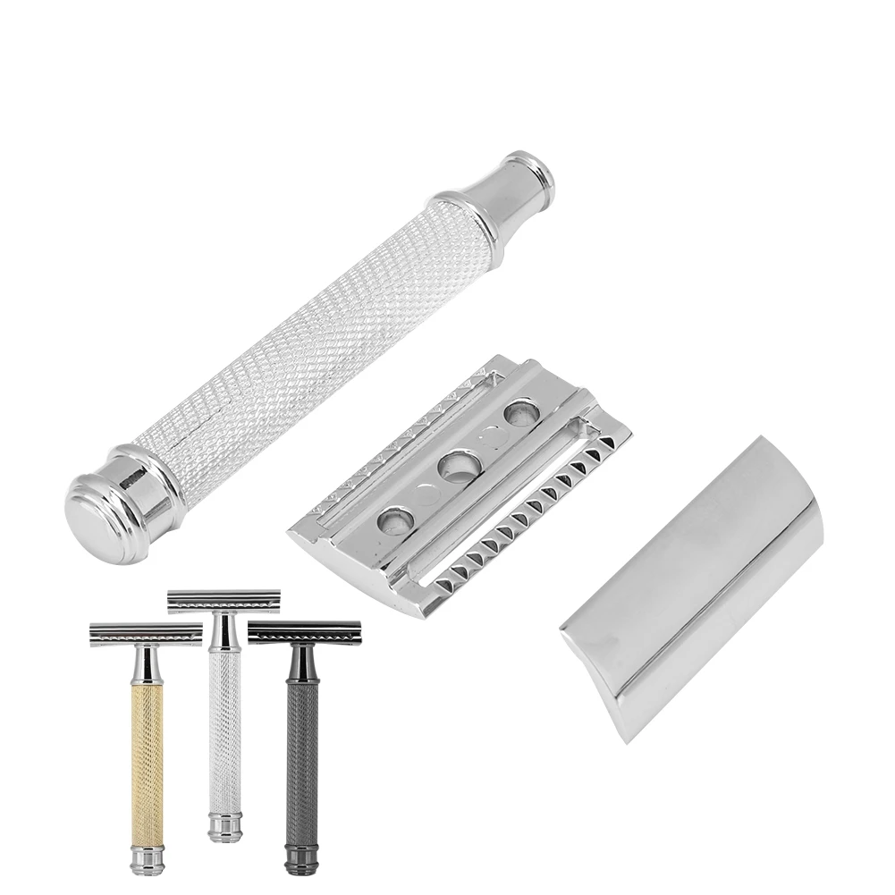 Классический ручной бритва с двойным лезвием Для Мужчин's Безопасность в