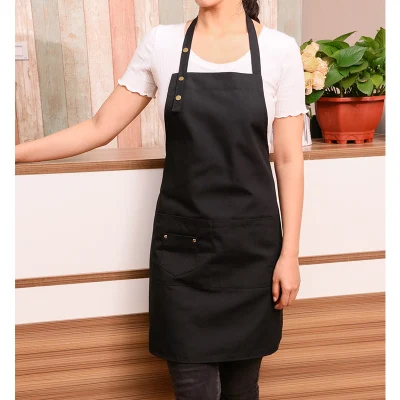 

Cowboy cotton apron coffee shop hairdresser Sleeveless work apron bib cooking work clothing antifouling aprons