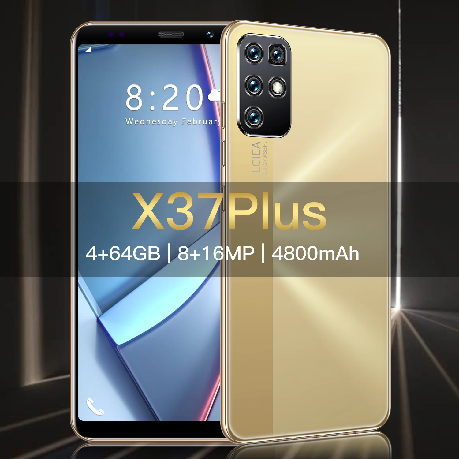 

Global Version X37 Plus 5.8Inch Smartphones 4+64GB 8+16MP Full Screen Face Unlocked Android 4800mAh 10core Dual SIM Mobile Phone