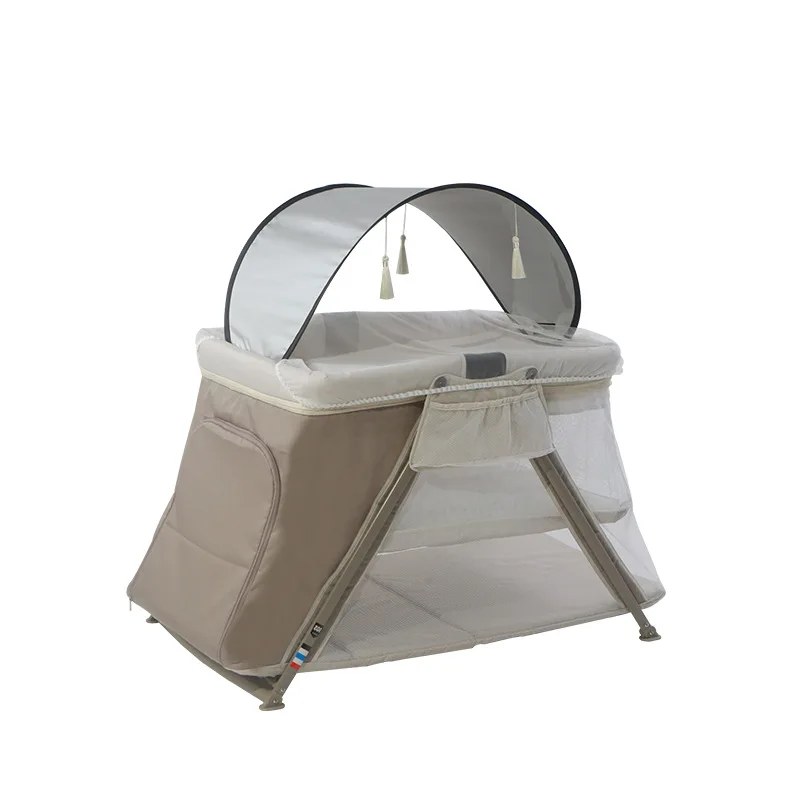 Складная детская кроватка портативная игровая кровать многофункциональная для