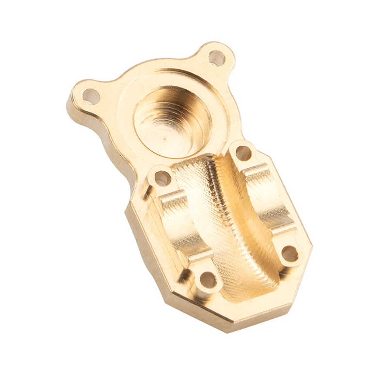 

1PC Metal Front Rear Axle Bridge Cover Copper Protective Case Axle Housing Upgraded Parts for RC Model Car Axial SCX24 90081