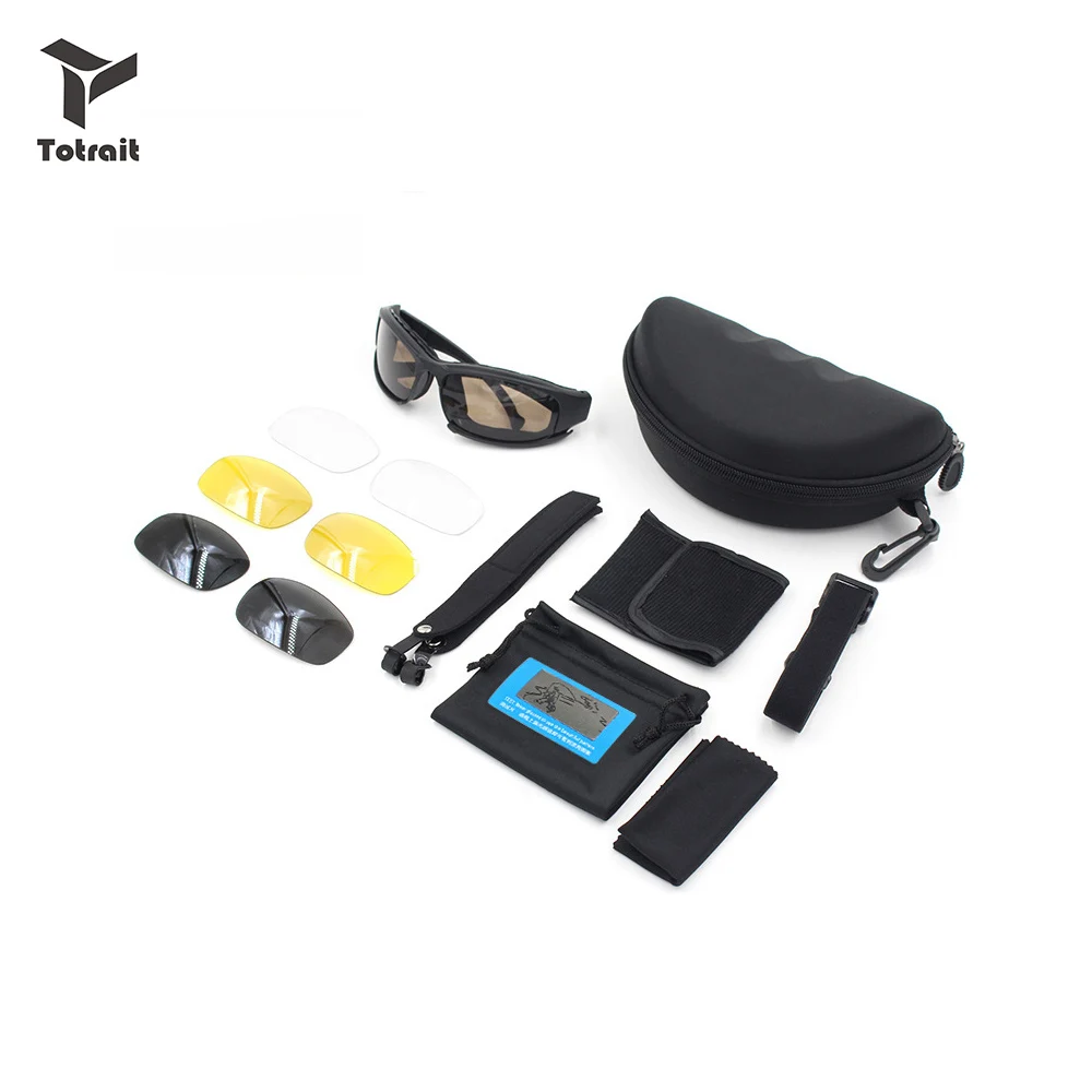 Тактические поляризационные очки X7 уличные военные пуленепробиваемые армейские