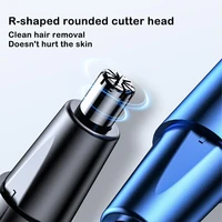 electric nose hair trimmer steel blade usb charging nose to easy clean hair waterproof trim eyebrows sideburn hair ear n6g3
