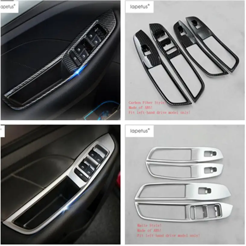 Аксессуары Lapetus подходят для MG ZS 2018 2019 2020 ABS внутренняя дверная ручка панель