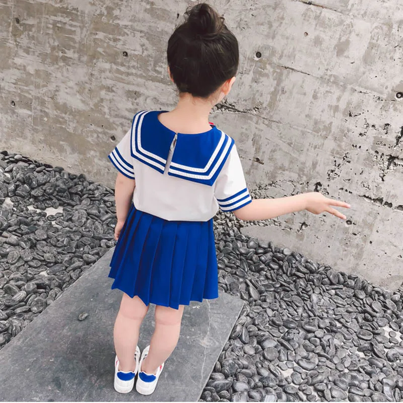 Японский аниме костюм Сейлор Мун для детей девочек косплей комплект одежды милый