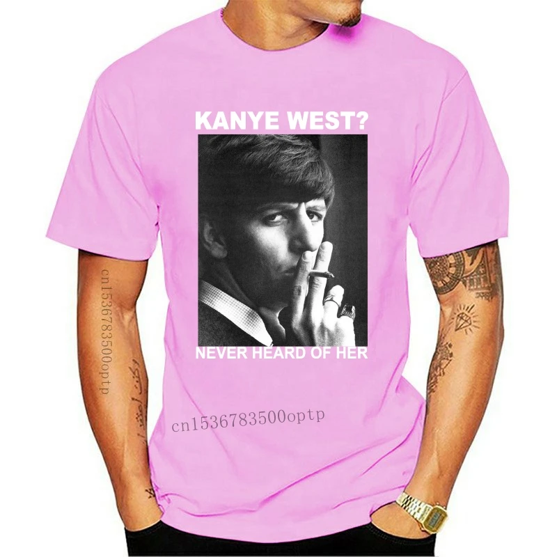 Новый бренд Ringo Starr Kanye West никогда не слышал о ней Футболка мужская футболка с