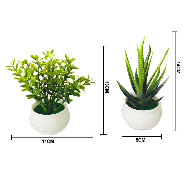Artificial Plants Small Faux Bonsai Tree Realistic Fake Potted Home Ornaments Office Desk Room Decoration Will Not Fade | Дом и сад