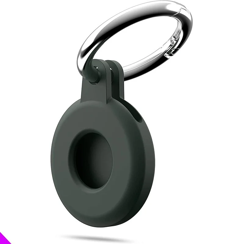 

For Apple Airtags Liquid Silicone Protective Sleeve For Apple Locator Tracker Anti-Lost Device Keychain Protective Sleeve Hot