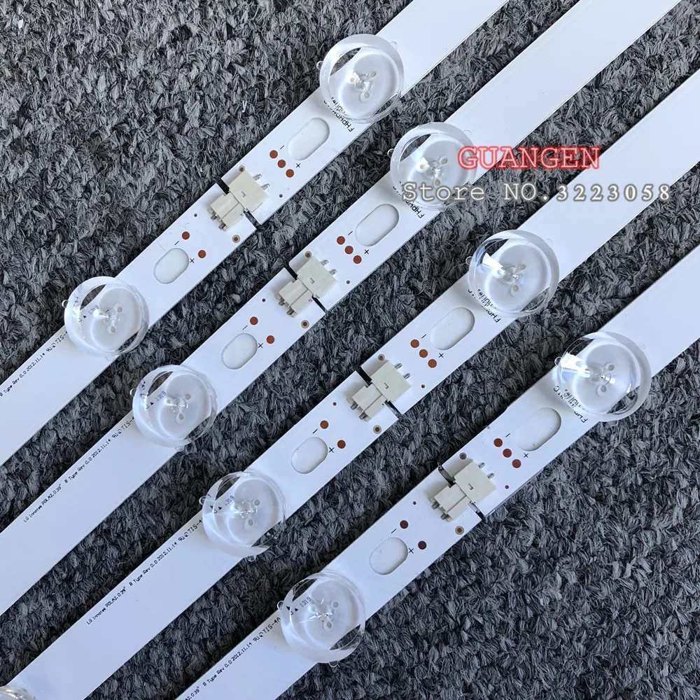 10 шт./набор = 80 шт. светодиодный Подсветка полосы для LG 3" ТВ 39LN5100 INNOTEK POLA2.0 39 39LN5300 39LA620S пола 2,0 39LN5400 HC390DUN-VCFP1