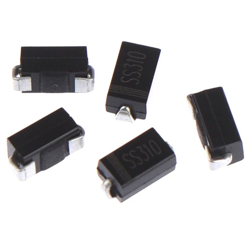 100 шт. SS310 SMD Шоттки барьер Выпрямитель Диод 3A 100V DO-214AC SMA | Инструменты