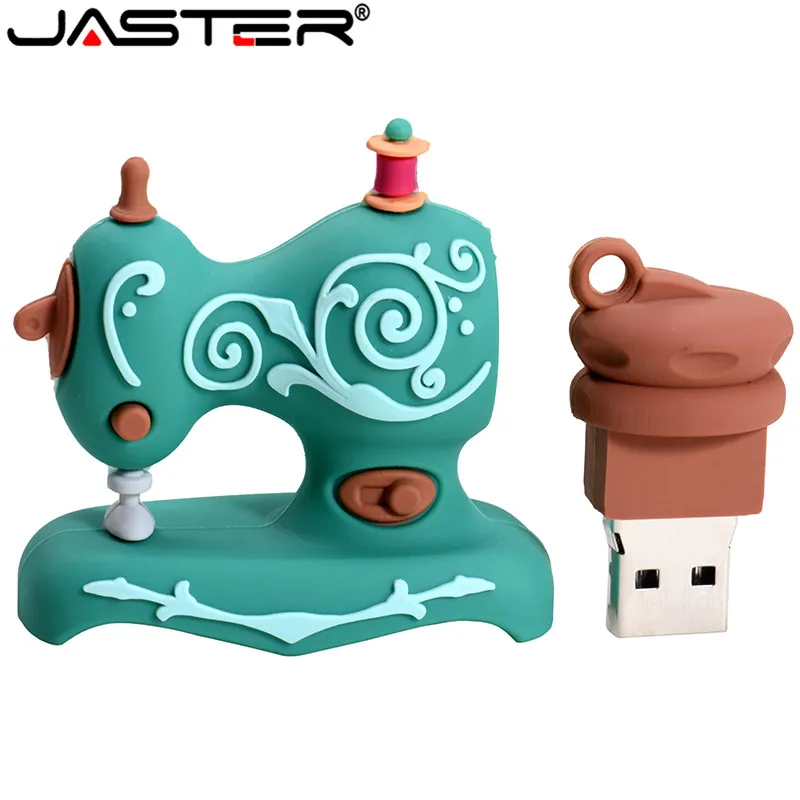 JASTER мультфильм Cartive швейная машина 64 Гб Φ 32 ГБ Pen Drives 8 Memory Stick 16 флеш-диск USB 2 0 U диск
