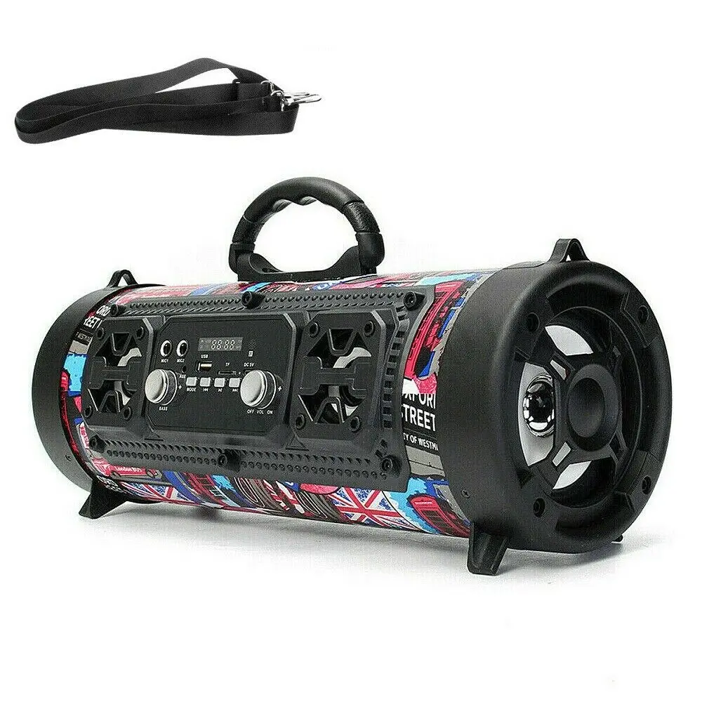 

Hot Outdoors Waterproof Portable Wireless Bluetooth Mini Speaker Stereo Bass Music AUX FM Radio USB For PC Computer Speakers