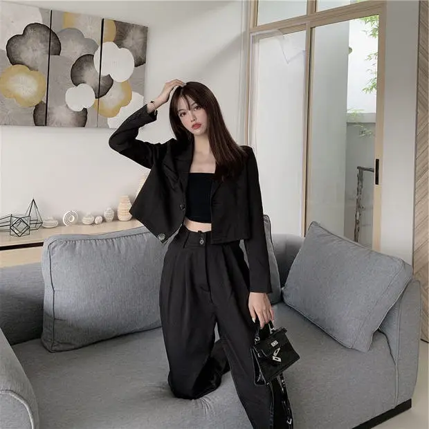 2020 корейские женские костюмы сексуальные брючные для женщин женский короткий