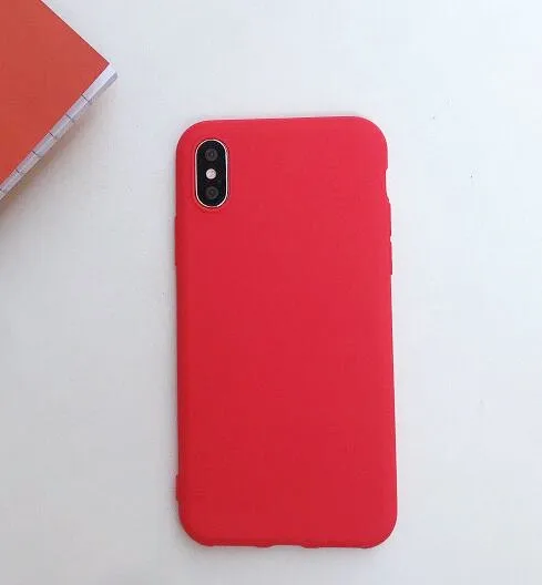 Простые однотонные Чехлы ярких цветов для телефонов мягкая задняя крышка из ТПУ