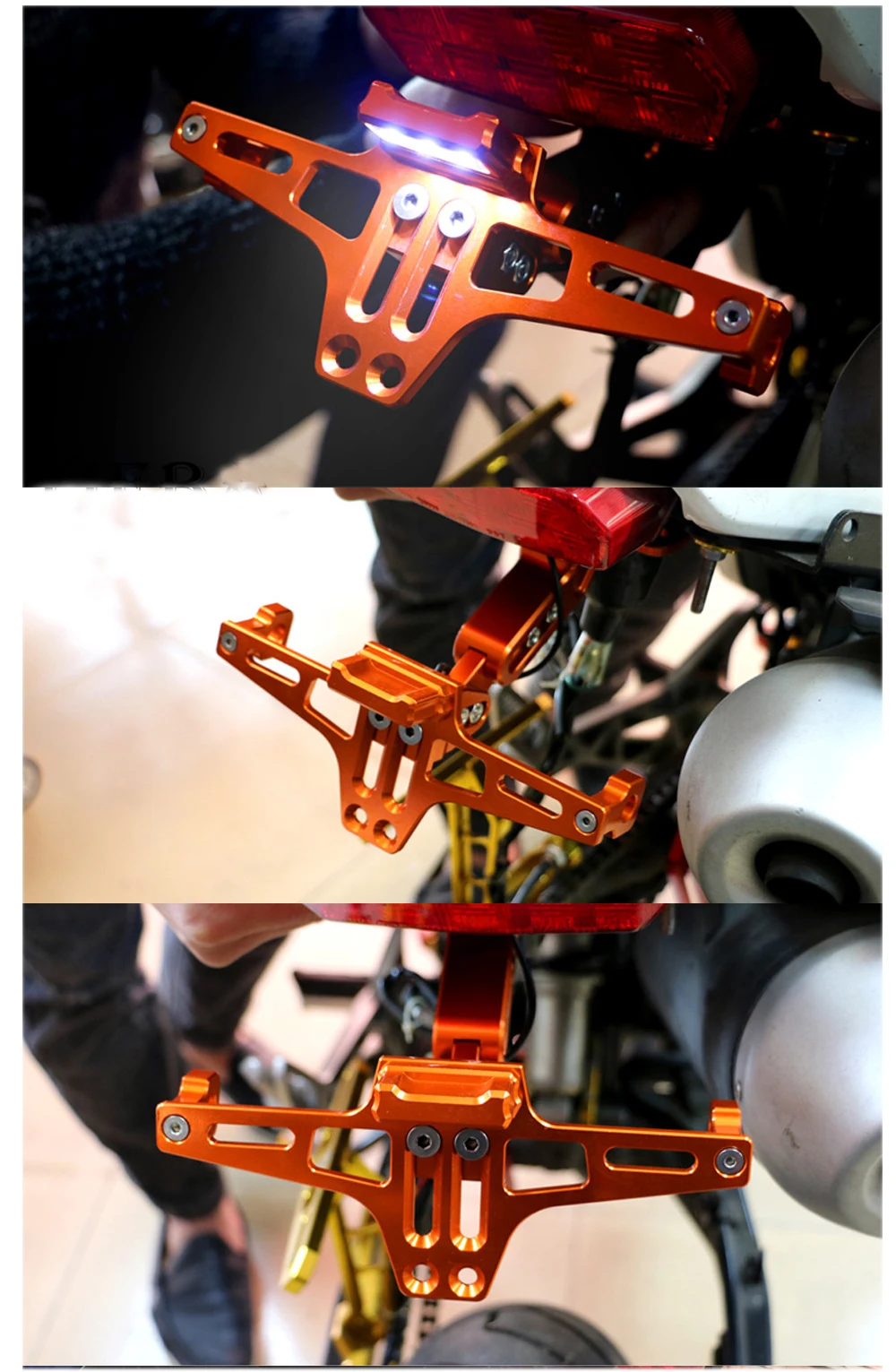 Для HONDA CBR600F CBR 600 F 1991-2007 1992 1993 1994 1994 1996 заднего номерного знака Рамка лицензии держатель мотоцикл номерной знак