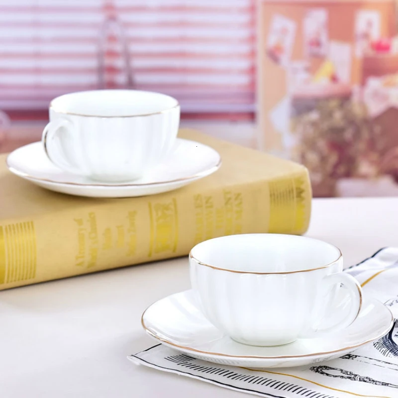 Пномпень Тыква кофейная чашка блюдца европейская керамика для офиса отдыха