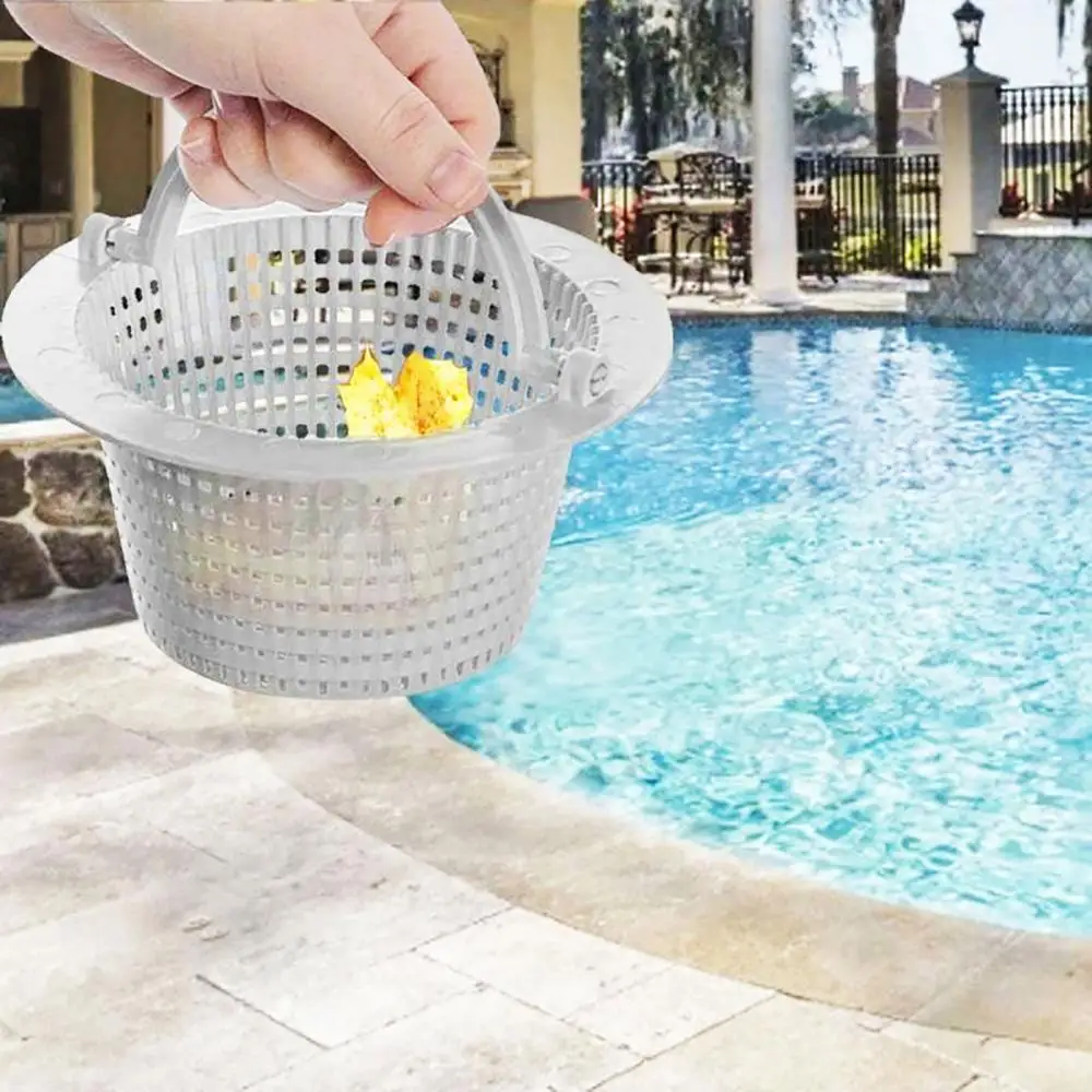 Plastic Skimmer Basket Anti-clog Swimming Pool Pond Accessory Skimmer Strainer Detachable Handle Basket Pool Skimmer images - 6