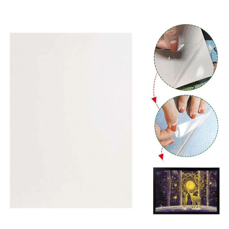 

4/10/20 Sheet/set Puzzle Protective Film Puzzle Glue Sheet for Peel&Stick Fixed