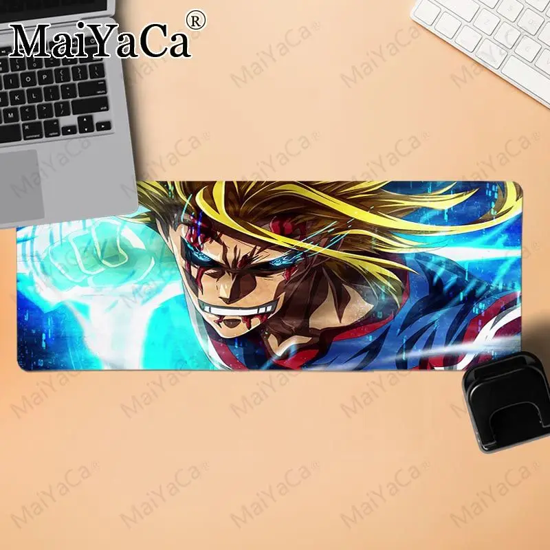 

MaiYaCa My Hero Academia All Might gamer play mats Mousepad Comfort Mouse Mat Gaming MousepadSize for 40x90cm 30x60cm 30x80cm