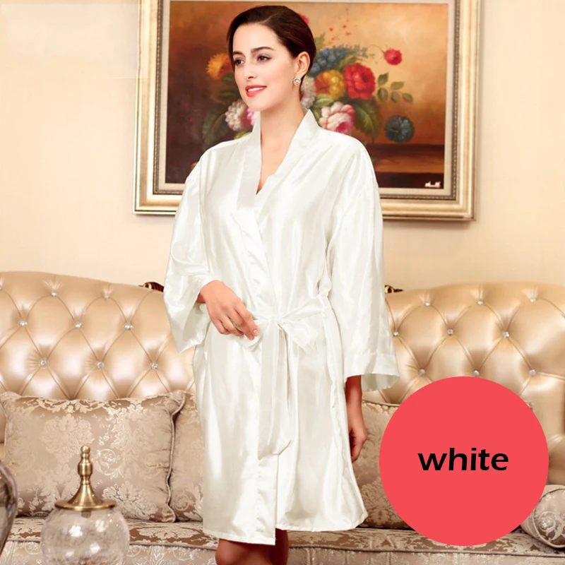 

Silk Robe Women Silk Bridesmaid Robes Sexy Robes Satin Kimono Bathrobe Dressing Gowns Ladies Casual Night Dress Womens Nightwear