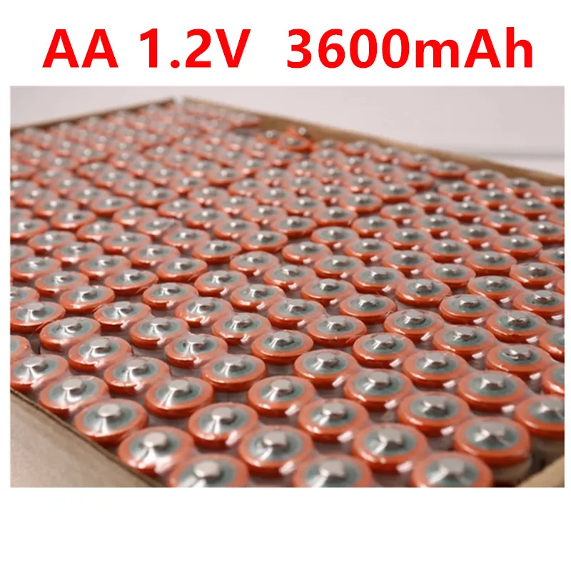 

AA 1.2V Battery 100% New Ni-MH 3600mAh 3.6Ah Rechargeable Alkaline Batteries Flashlight Toy Watch MP3 Player Replacement