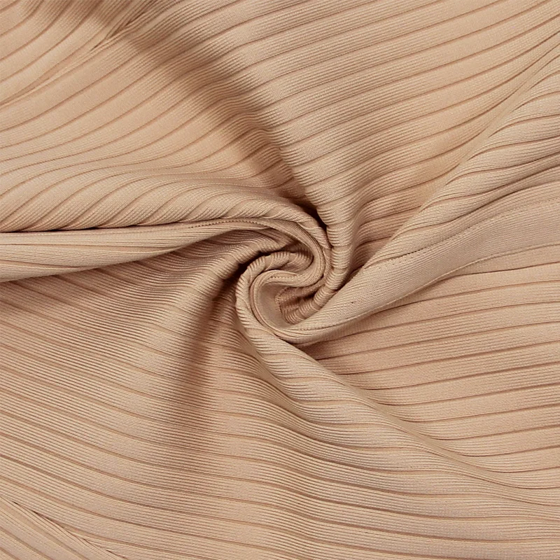 High Quality Khaki Long Sleeve Knee Length Rayon Bandage Dress Sexy Evening Party Bodycon | Женская одежда