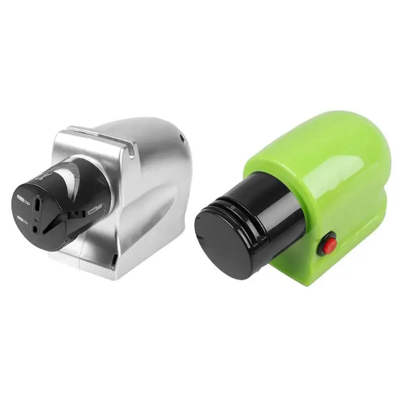 Electric Knife Sharpener Speedy Automatic Self-abrasive Diamond Ceramic Stainless Steel Sharpening Tool EU Plug Random Color | Дом и сад