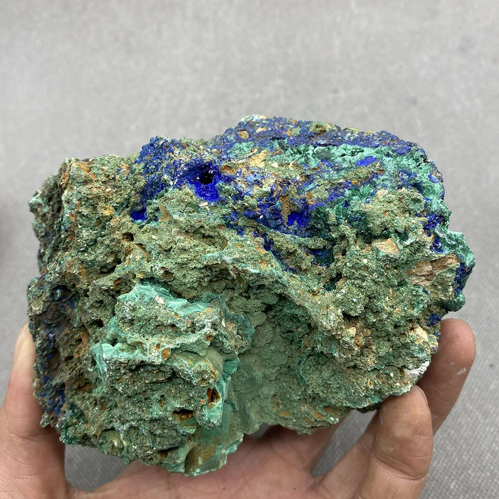 

896 g Natural azurite mineral cristal espcime da provncia de anhui, china .