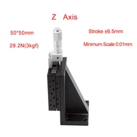 z axis 5050mm manual displacement vertical lift fine tuning platform cross roller guide linear stage sliding table plv50