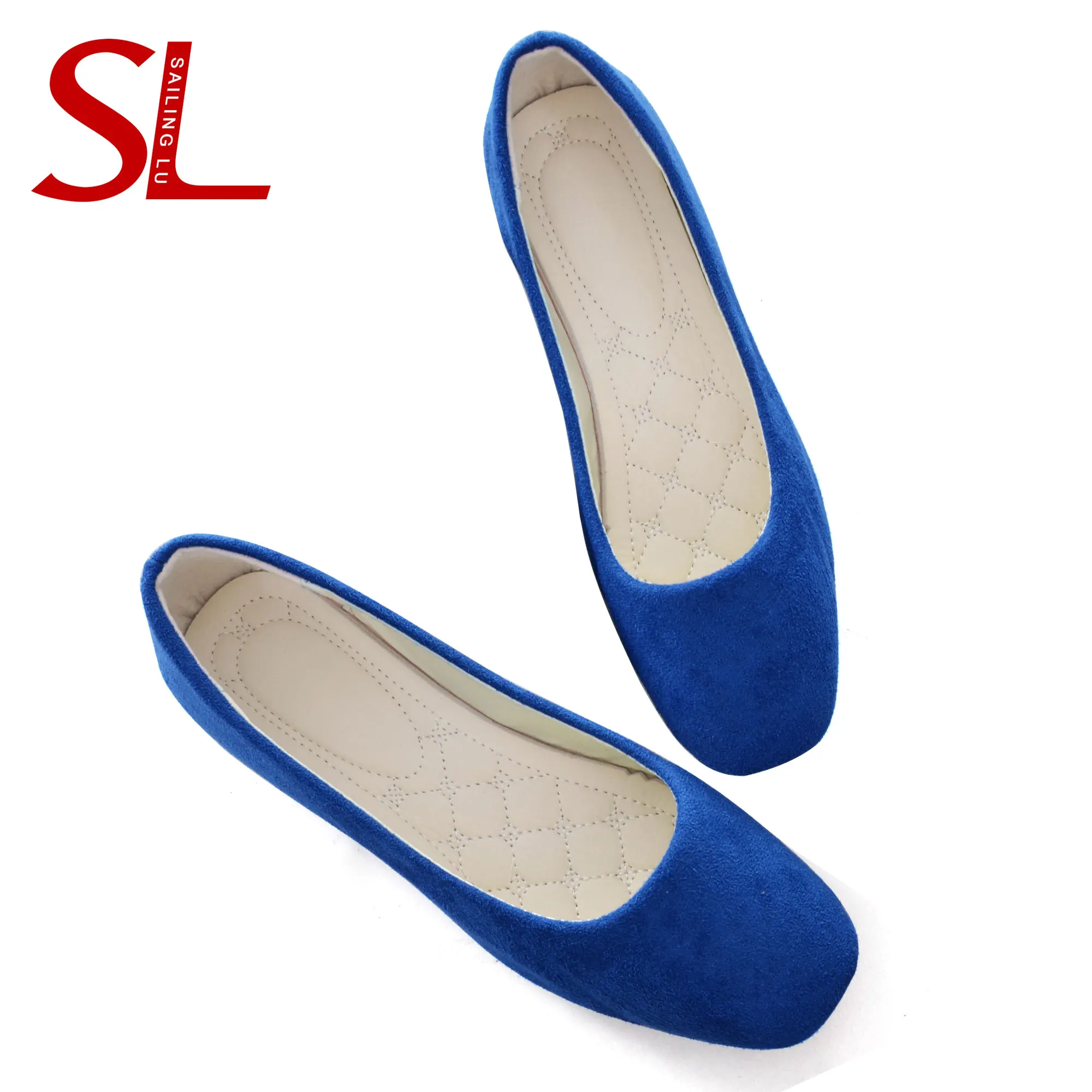 Парусная обувь LU на плоской подошве с квадратным носком осенняя коллекция 2020