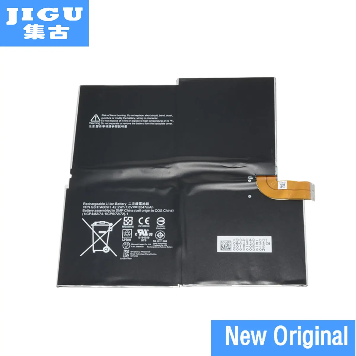 Оригинальный аккумулятор JIGU G3HTA005H G3HTA009H для планшета MICROSOFT Surface Pro 3 Pro4 PRO 1631 7 6 В 42