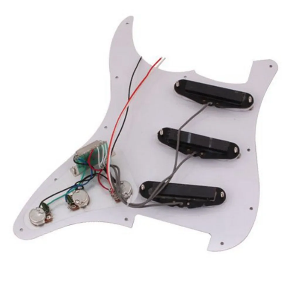 3Ply Леопард предварительно накладка SSS Пикап для старта Гитара загружено