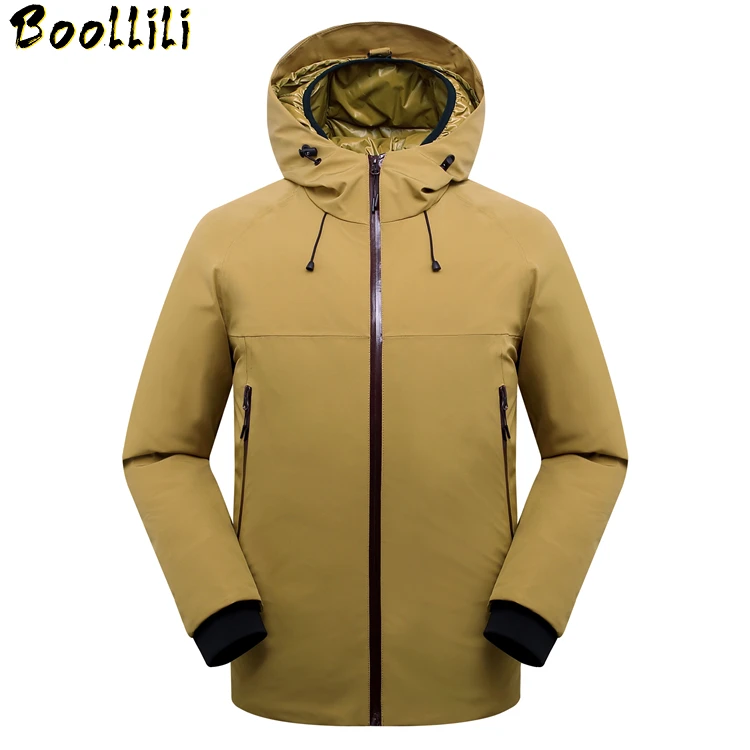 New 2023 Russia winter -30 degree duck down coats Waterproof + fleece