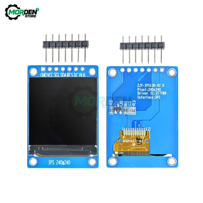 Новый последовательный ЖК-дисплей 1 3 дюйма SPI с модулем IPS TFT 240X240 точечная матрица