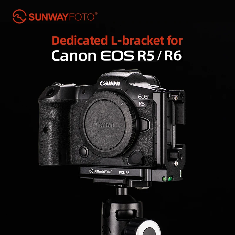 

SUNWAYFOTO PCL-R5 L-кронштейн для камеры R5/R6 DSLR arca / rrsS совместимая БЫСТРОРАЗЪЕМНАЯ пластина