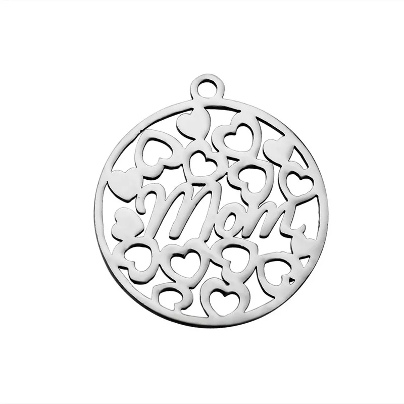 10 шт./лот ожерелье с подвеской в виде сердца из нержавеющей стали|Подвески| |