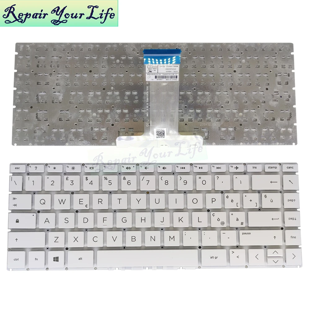 Ноутбук с английской клавиатурой UK US IT для HP Pavilion 14-BS 14-BA 14-CC 14-BF TPN-W125 Q186 Q189 Q187 C131