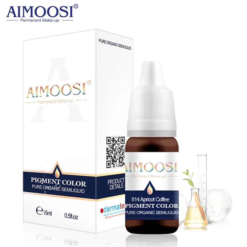 Aimoosi 15 цветов подводка для бровей и глаз чистый органический молочный пигмент