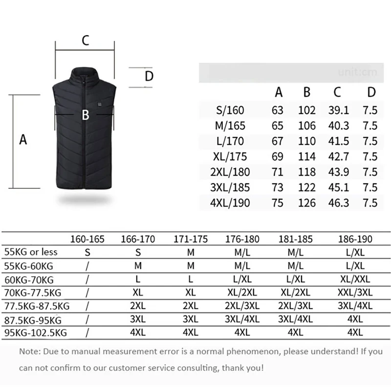 

USB Heated Vest Men And Women Coat Winter Fishing Vest Feather Thermal Heated Jacket Tactical Usb Vest Outdoor Heated Vest