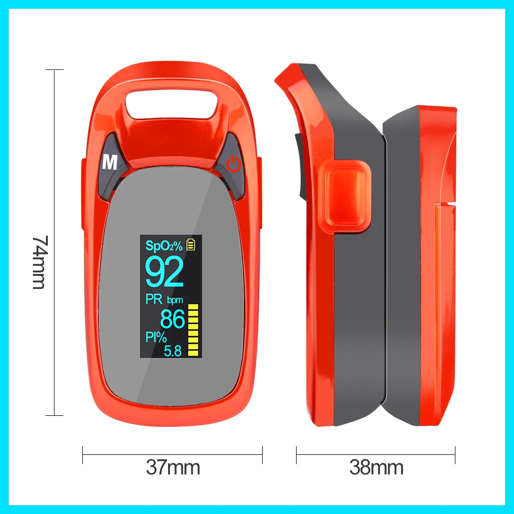 RZ новый дизайн оксиметра импа Ульс напальчника артериального Давление заботы о