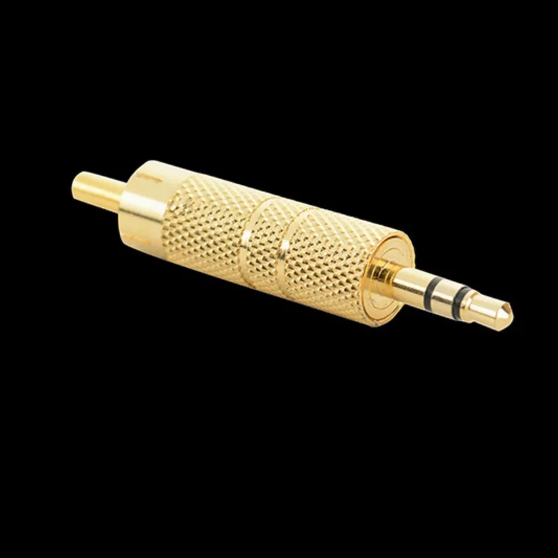 10 шт. позолоченный стерео 3 5 мм штекер AV RCA аудио видео конвертер