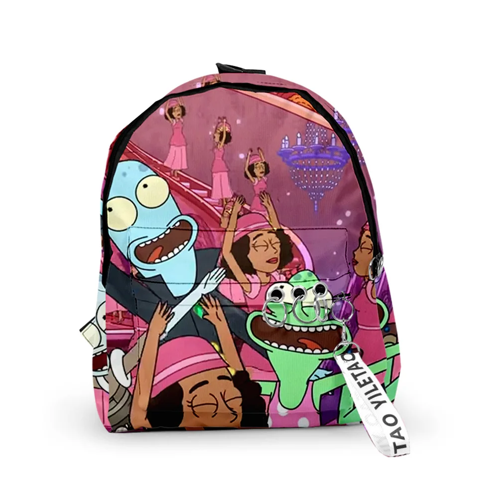 

Luxury Solar Opposites School Bags Travel Bags Boys Girls Small Bags 3D Print Oxford Waterproof Key Chain Notebook Backpacks