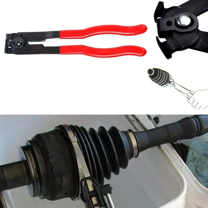 

CV Joint Starter Clamp Pliers Multi-Function Band Banding Hand Tool Automobile CV Joint Boot Clamps Pliers Car Banding Tool