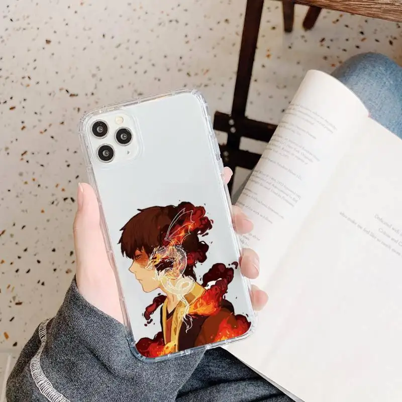 

Avatar the Last Airbender Phone Case Transparent for iPhone 11 12 mini pro XS MAX 8 7 6 6S Plus X 5S SE 2020 XR