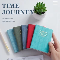 2021 a7 2022 planner english version agenda notebook journal notepads diary agenda planner for students school office supplies