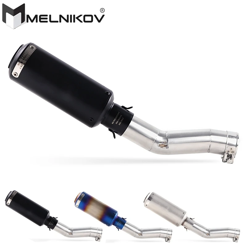 

Slip-On For SUZUKI SFV650 Gladius Motorcycle Full Exhaust System Muffler Escape Modified Contact Middle Pipe Tube DB-killer