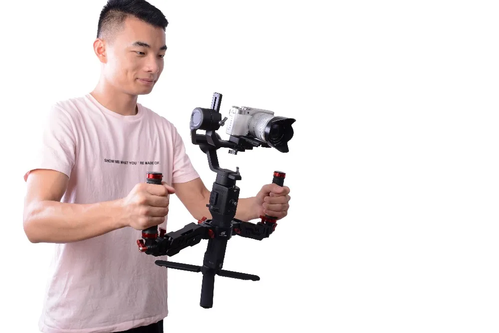 ARES алюминиевый Z axis съемный пружинный шарнир двойная ручка 1,8-5 кг+ паук ремень кольцо удлинитель адаптер для Ronin SC/S Crane 2