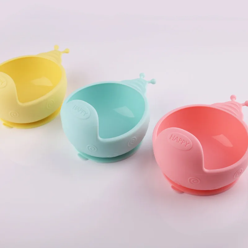 

Children's tableware anti-fall silicone sucker bowl baby food supplement